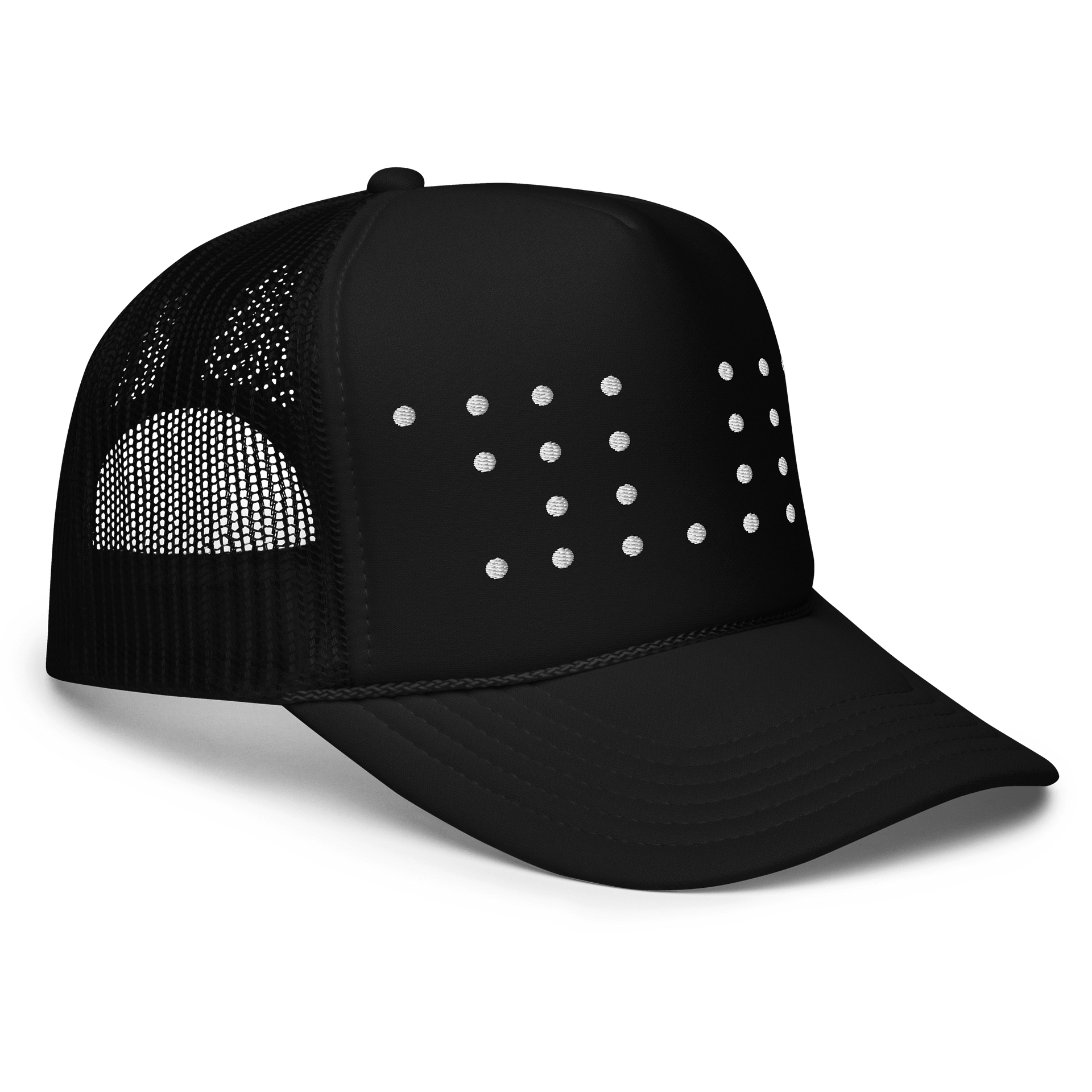 Pixel Symmetry Foam Trucker Hat product image (3)