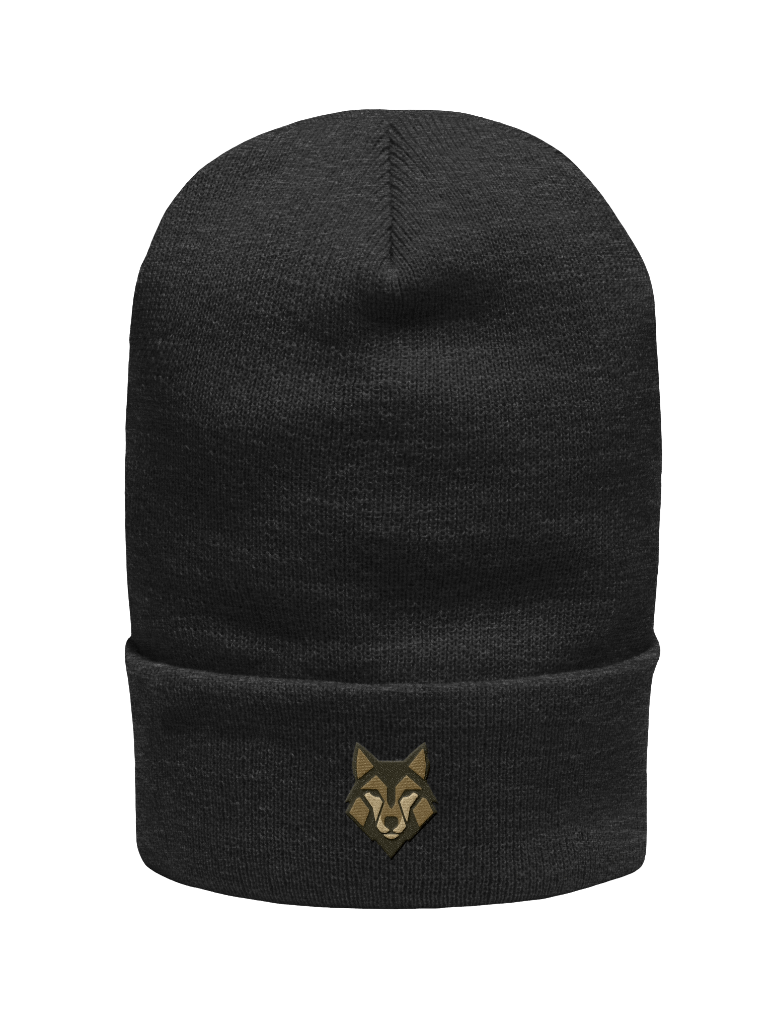 Lone Wolf Beanie – Strength in Silence product image (1)