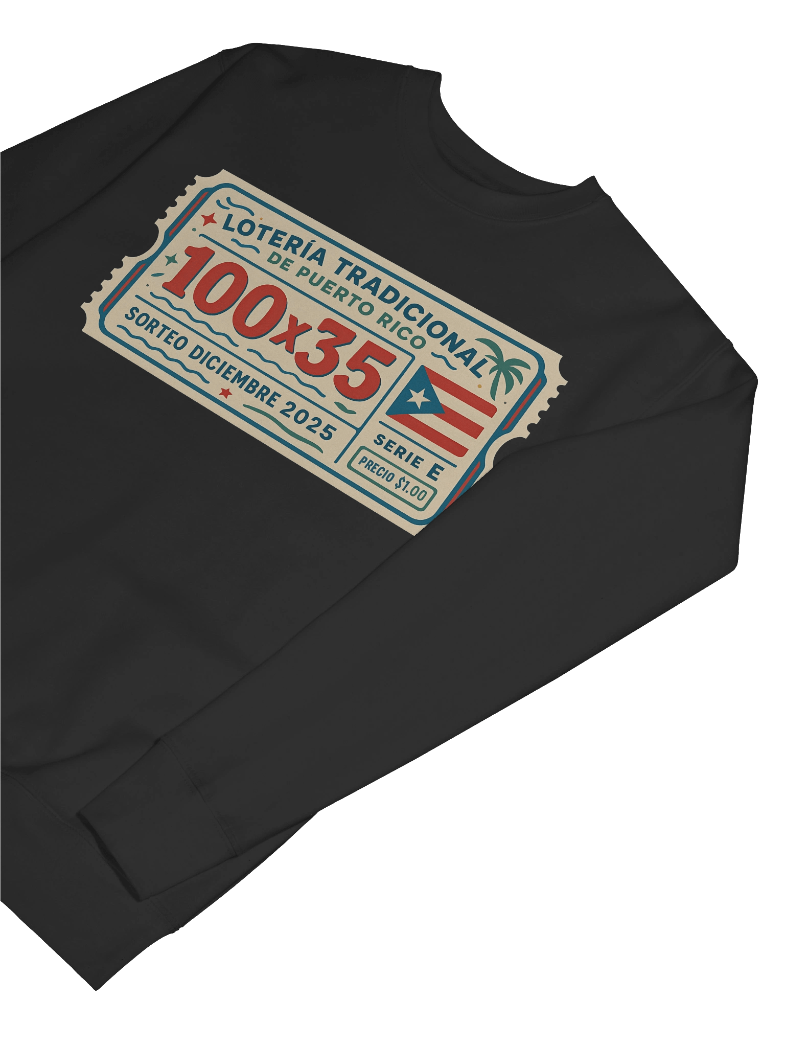 100x35 Boleto de Lotería Premium Sweatshirt product image (5)