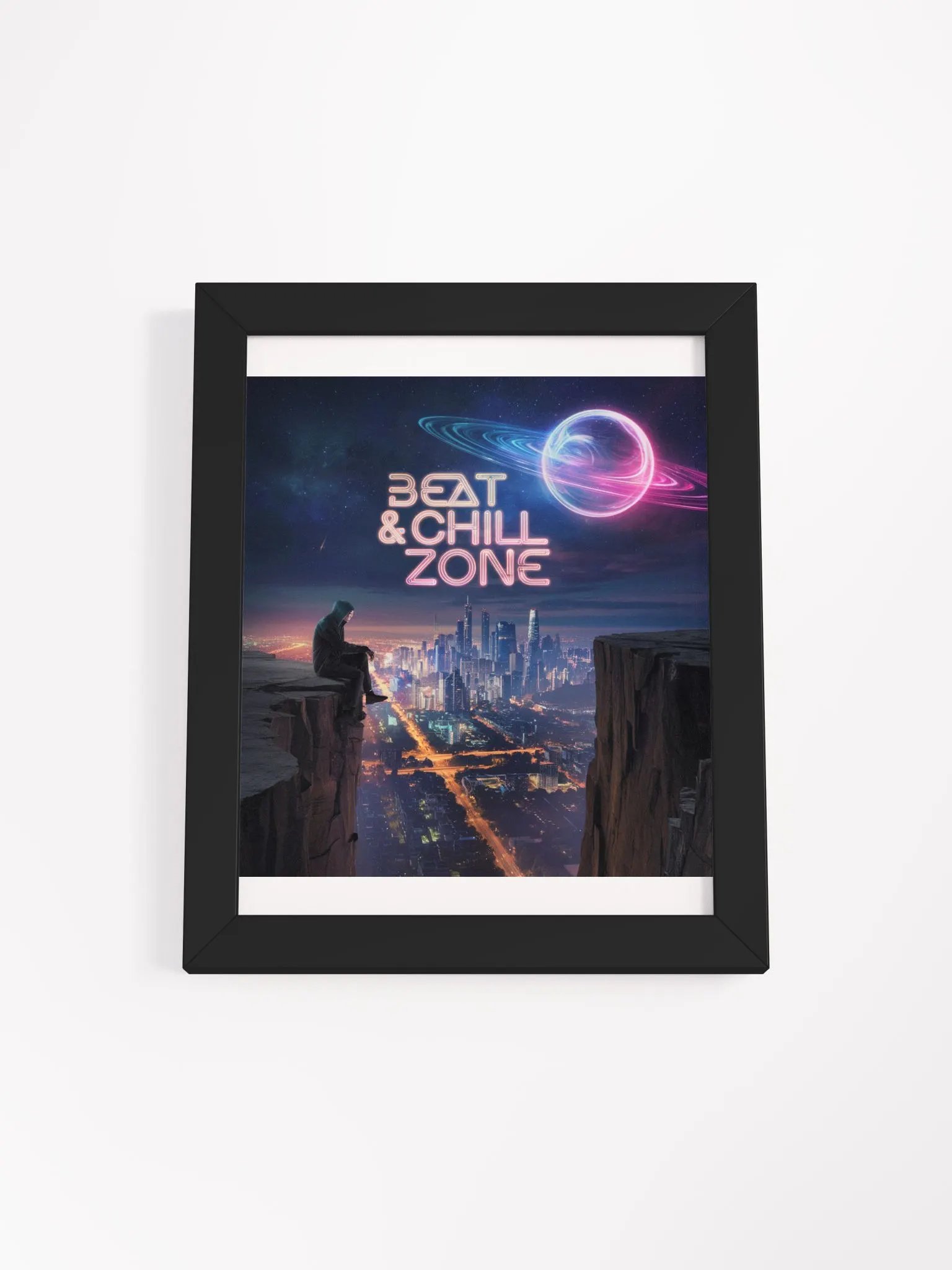 Starry City Beat Framed Poster product image (12)