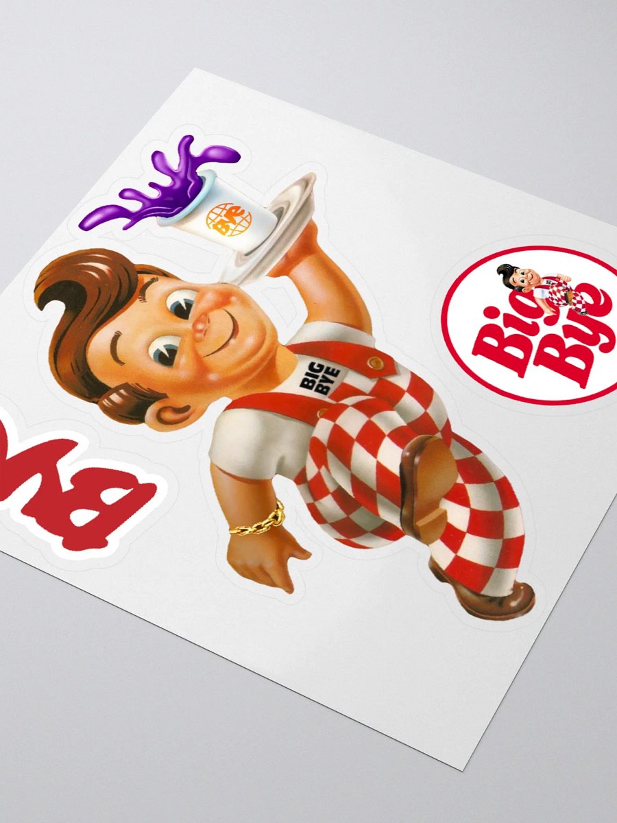 BIG BYE Sticker Sheet product image (3)