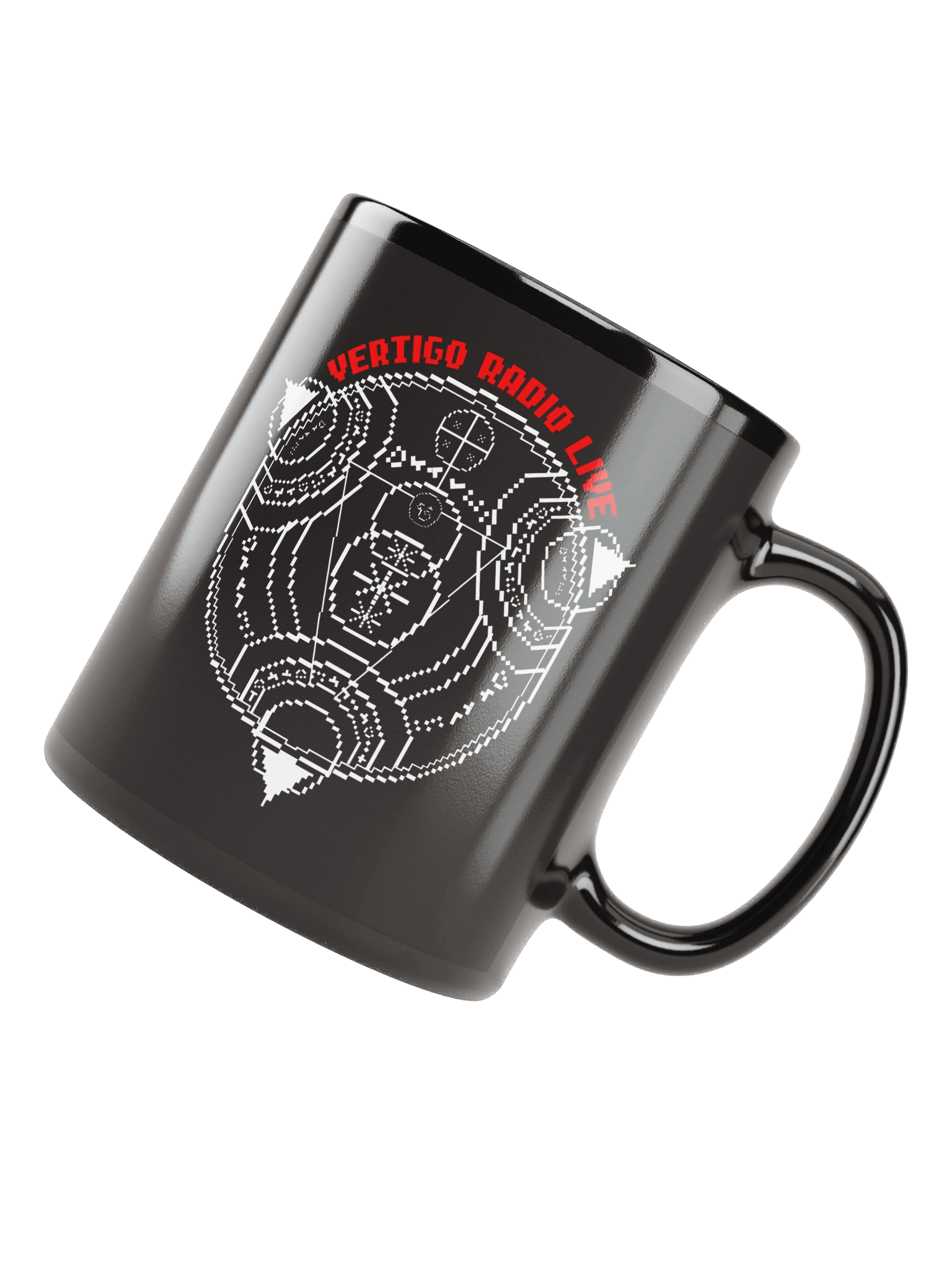 Vertigo Radio Live Mug: Pixel Red product image (8)