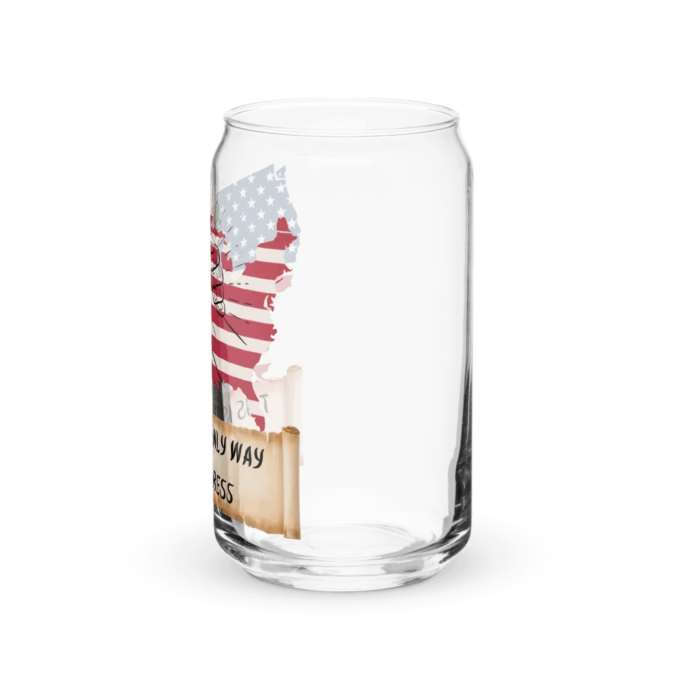 Come Together USA Can Shaped Drinking Glass w/Lid & Straw product image (39)