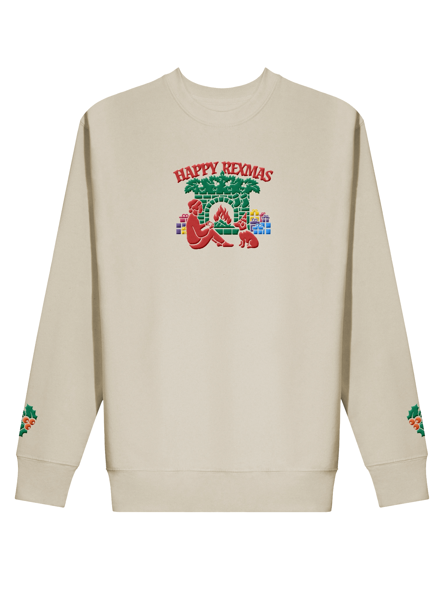 Happy ReXmas - Embroidered Christmas Jumper product image (3)