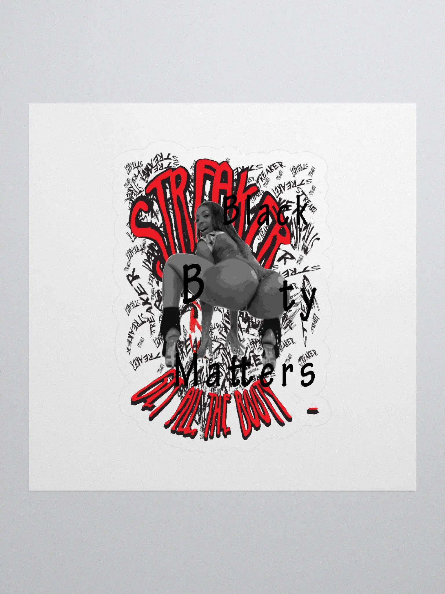 Streakers - Big Booty | Cut Stickers product image (1)