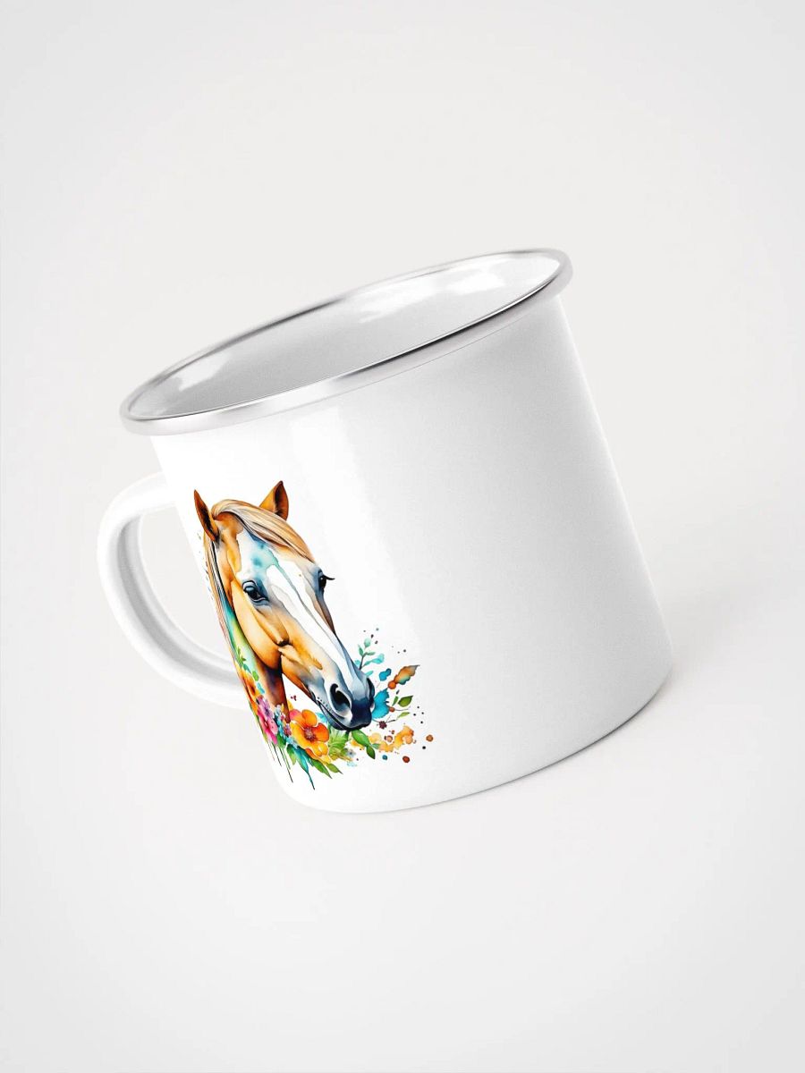 Pretty Watercolor Pony and Flowers product image (3)