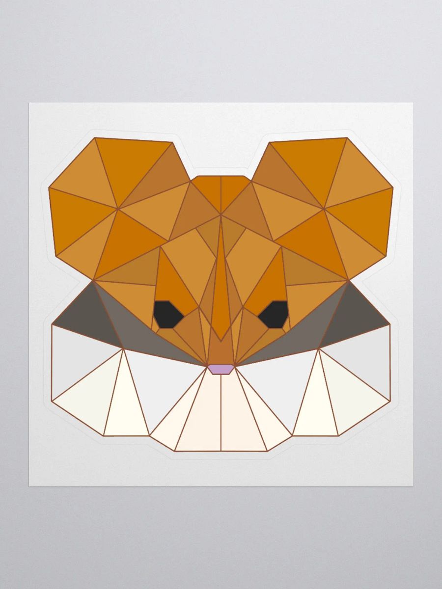 Geometric Hamster Sticker product image (1)