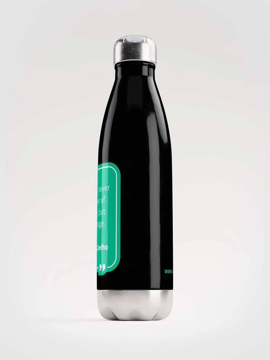 Stainless Steel Bottle with Paulo Coelho Travel Quote product image (1)