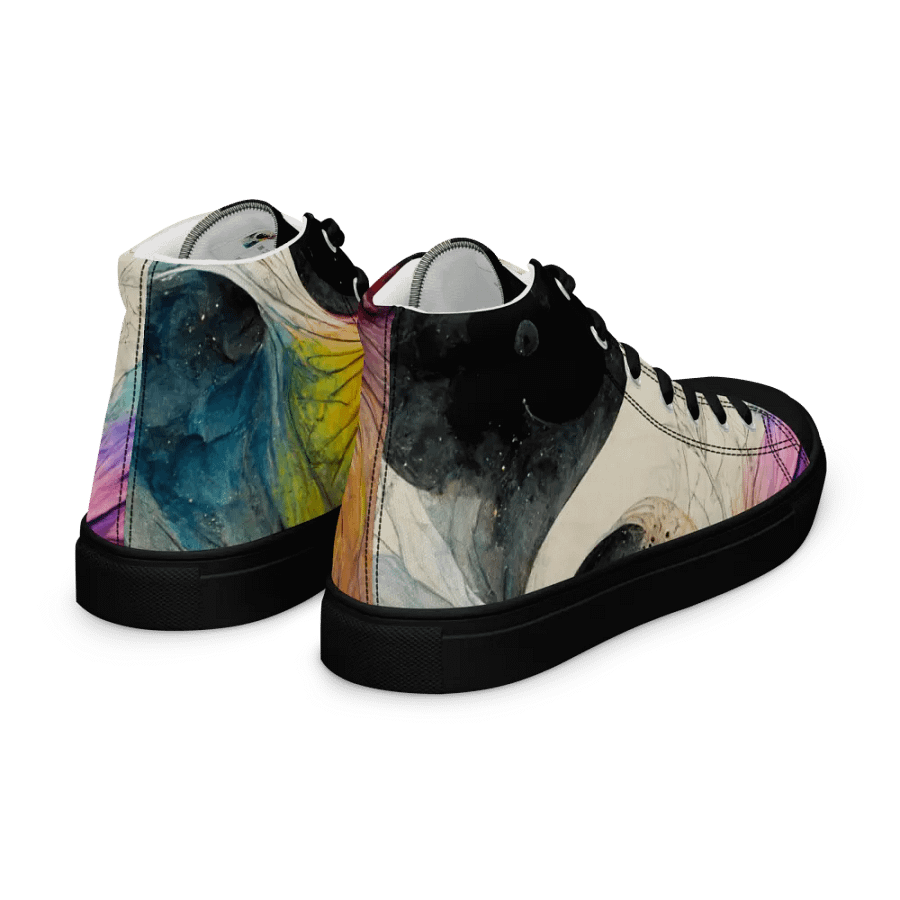 Celestial Swirl Women's canvas High Tops product image (7)