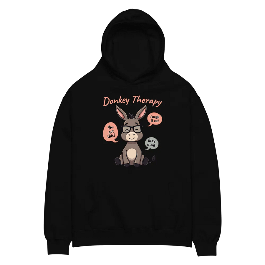 Donkey Therapy – Laugh Your Fears Away Hoodie product image (2)