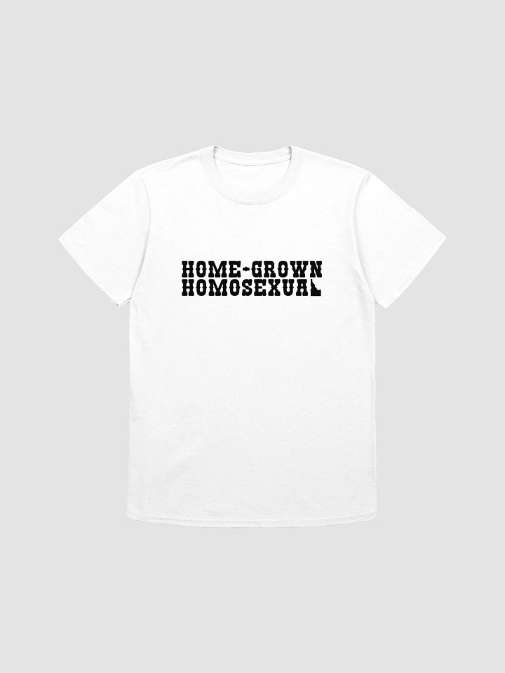"HOME-GROWN HOMOSEXUAL" light t-shirt product image (1)
