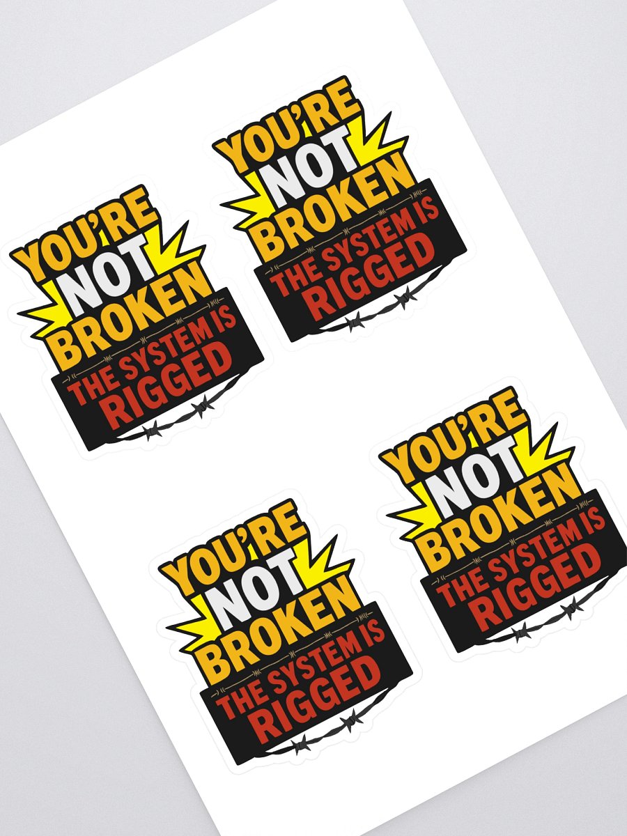 You're NOT Broken Sticker Sheet product image (1)