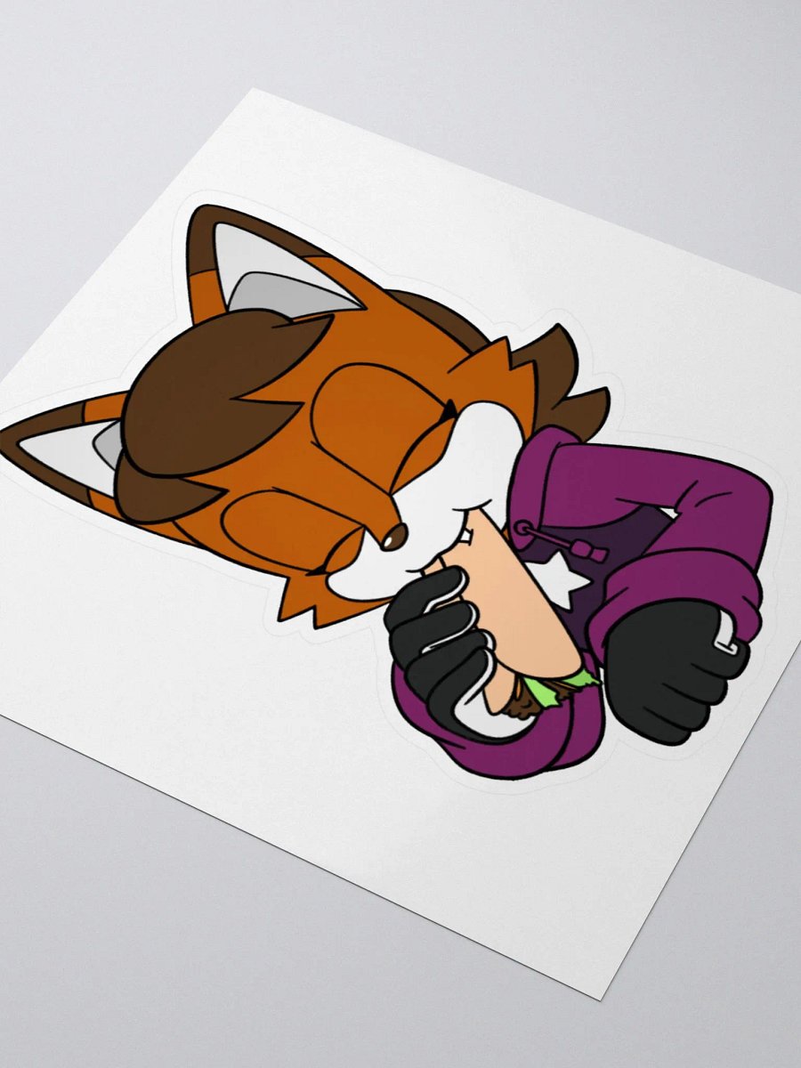 Fox Eats a Soft Taco Sticker product image (7)