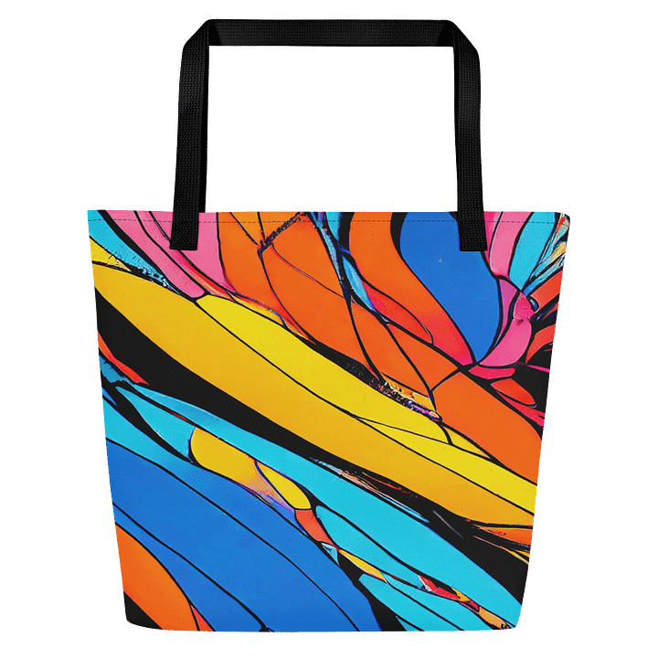 Vibrant Swirls All-Over Tote Bag product image (1)