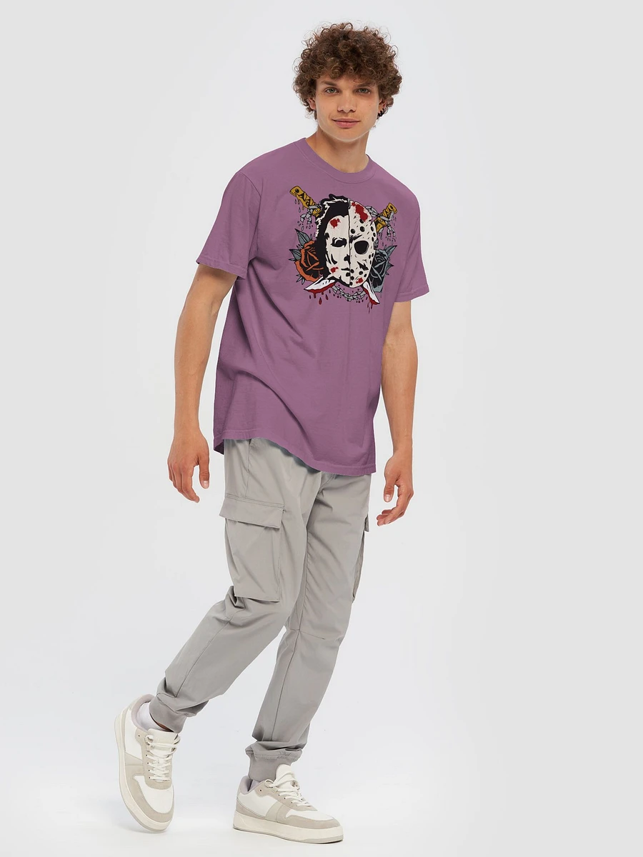 Dual Nature Split-Face Mask Graphic Tee product image (90)