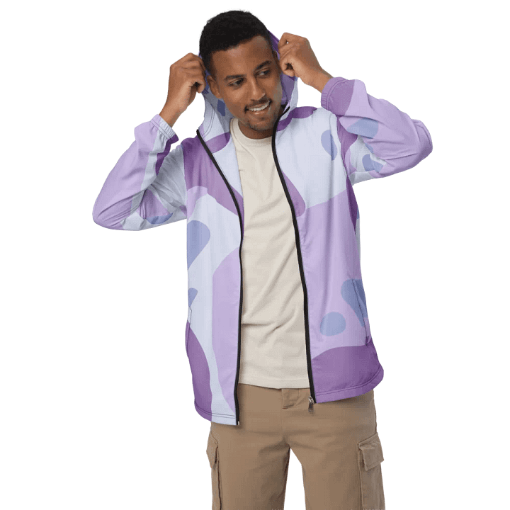 Grape Fizz Unisex Windbreaker product image (1)