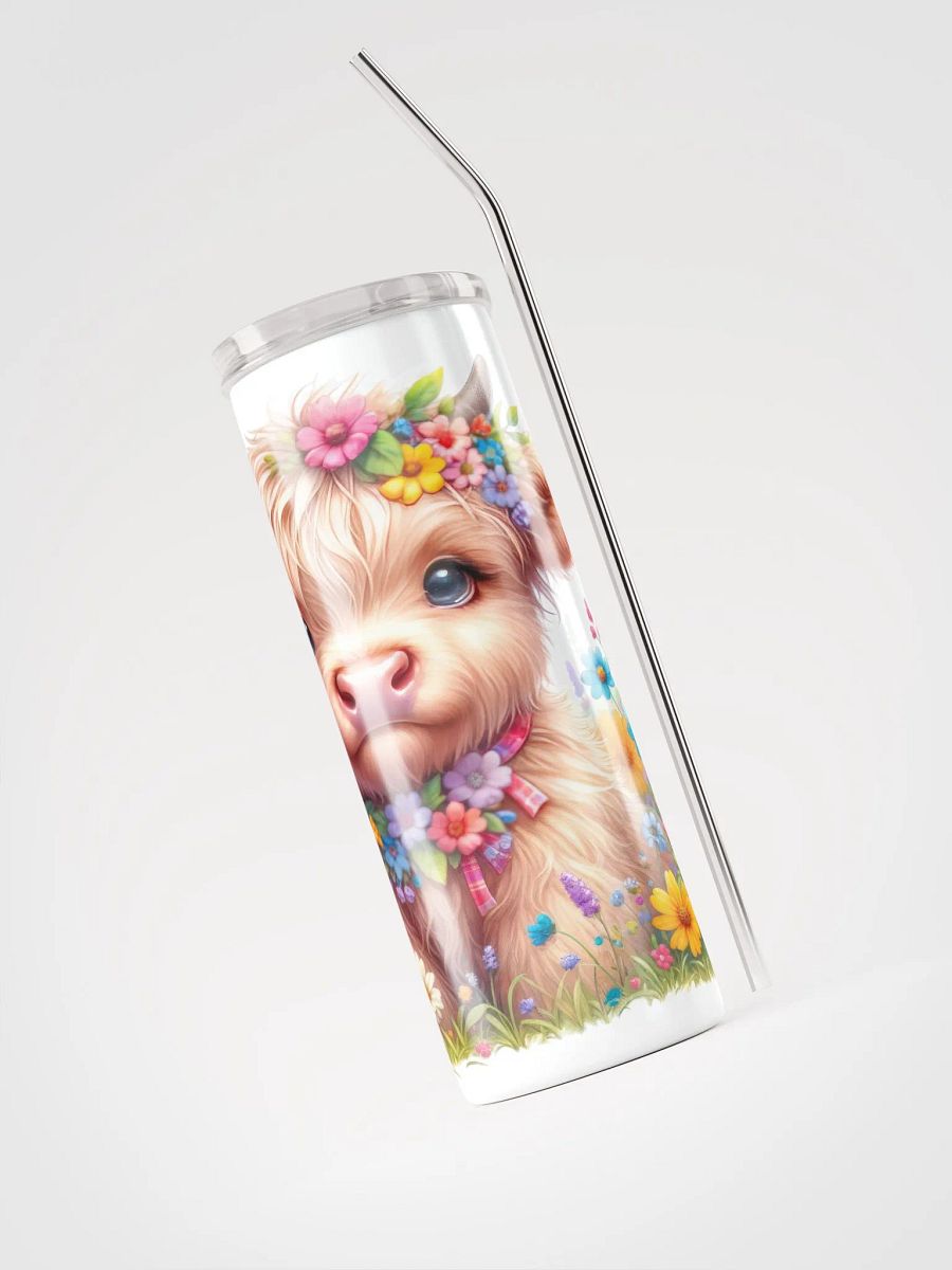 Whimsical Highland Cow Stainless Steel Tumbler product image (4)