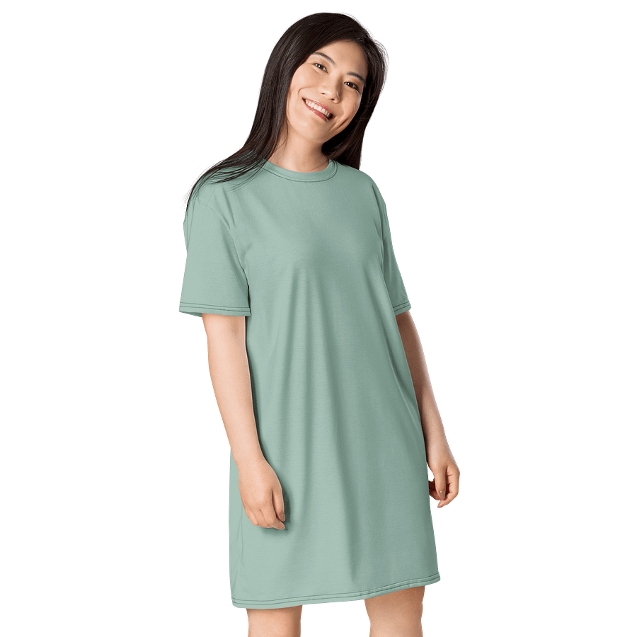 Oversized T-Shirt Dress - Shimmering Opal, Sizes 2XS-6XL product image (4)