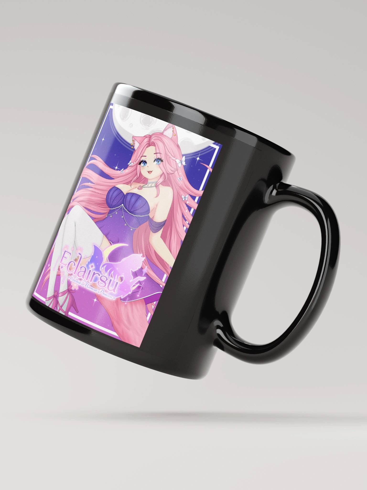 Twilight Cat Black Mug product image (3)