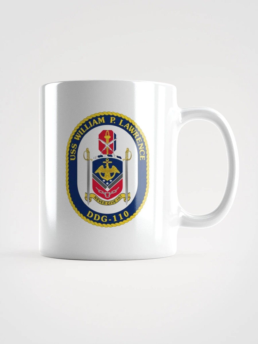 USS William P. Lawrence DDG 110: White Coffee Cup product image (1)