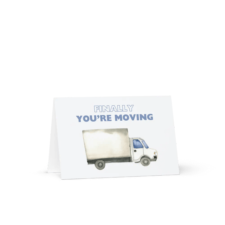 Funny Moving House Greeting Card product image (2)