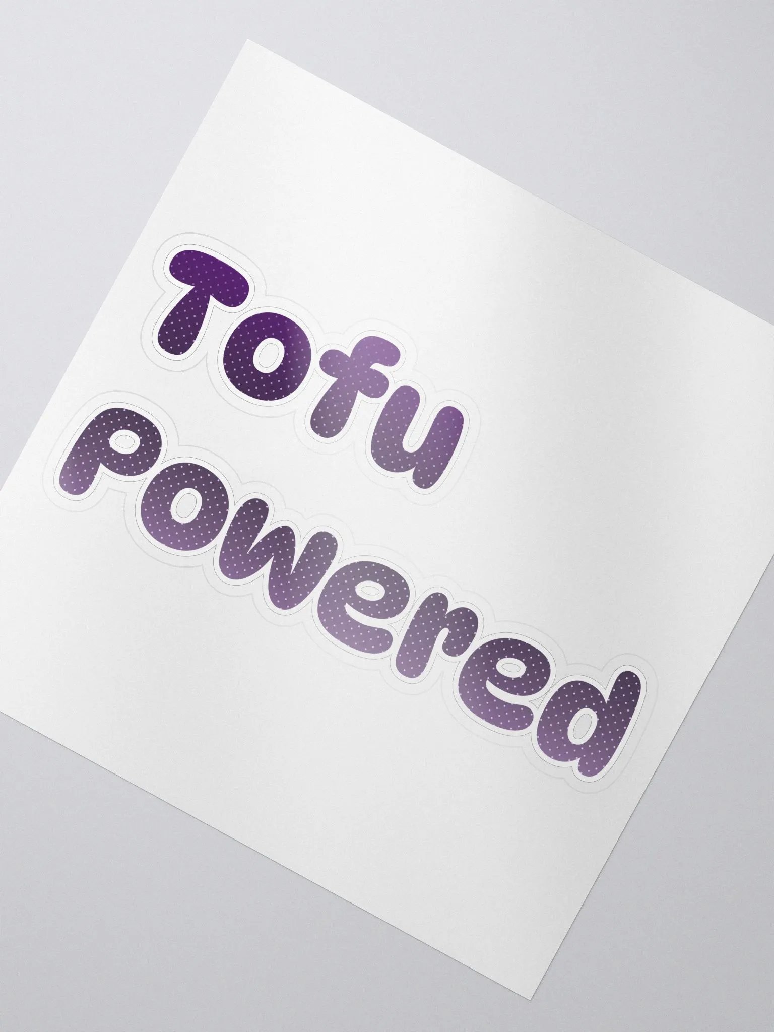 Tofu Powered Sticker product image (2)