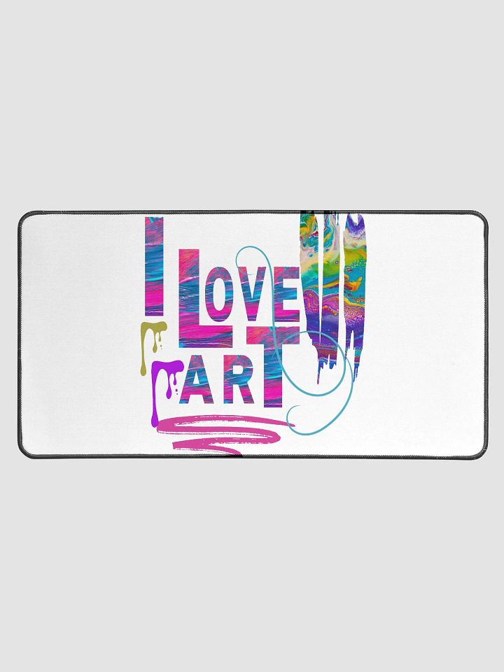 I love art desk mat product image (1)
