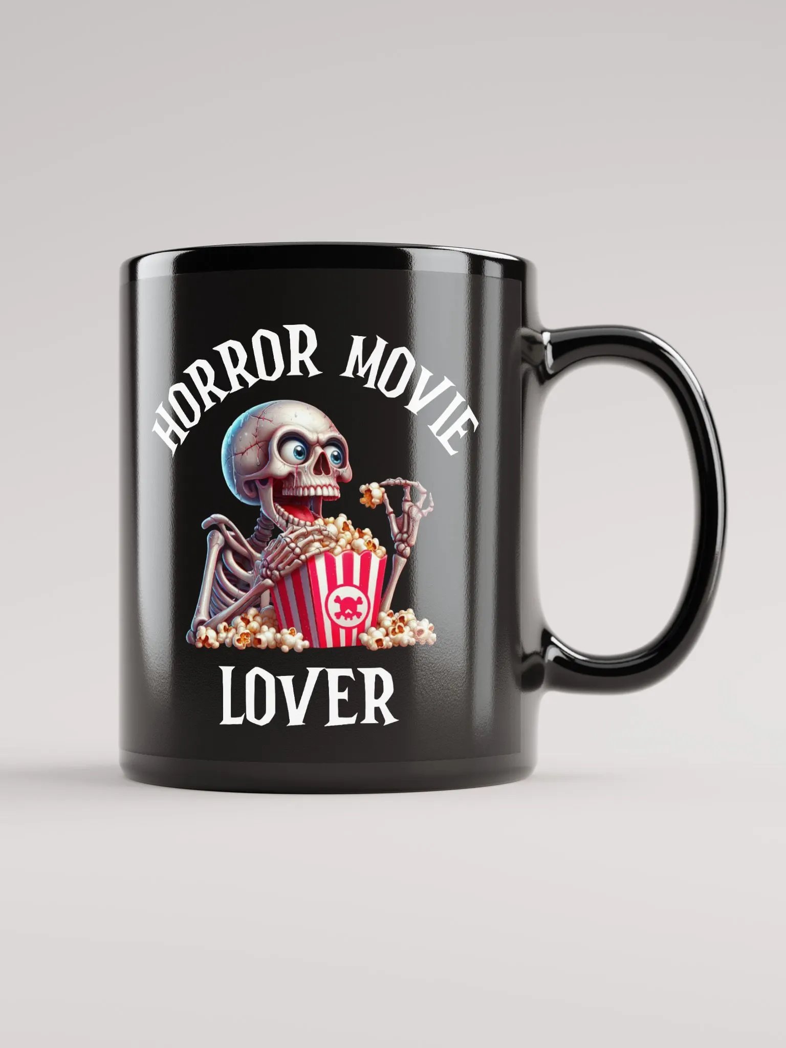 Horror Movie Lover Black Glossy Mug product image (2)