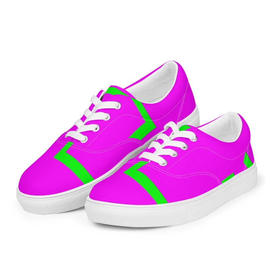 Powerful Pink Lace-Up Shoes product image (9)