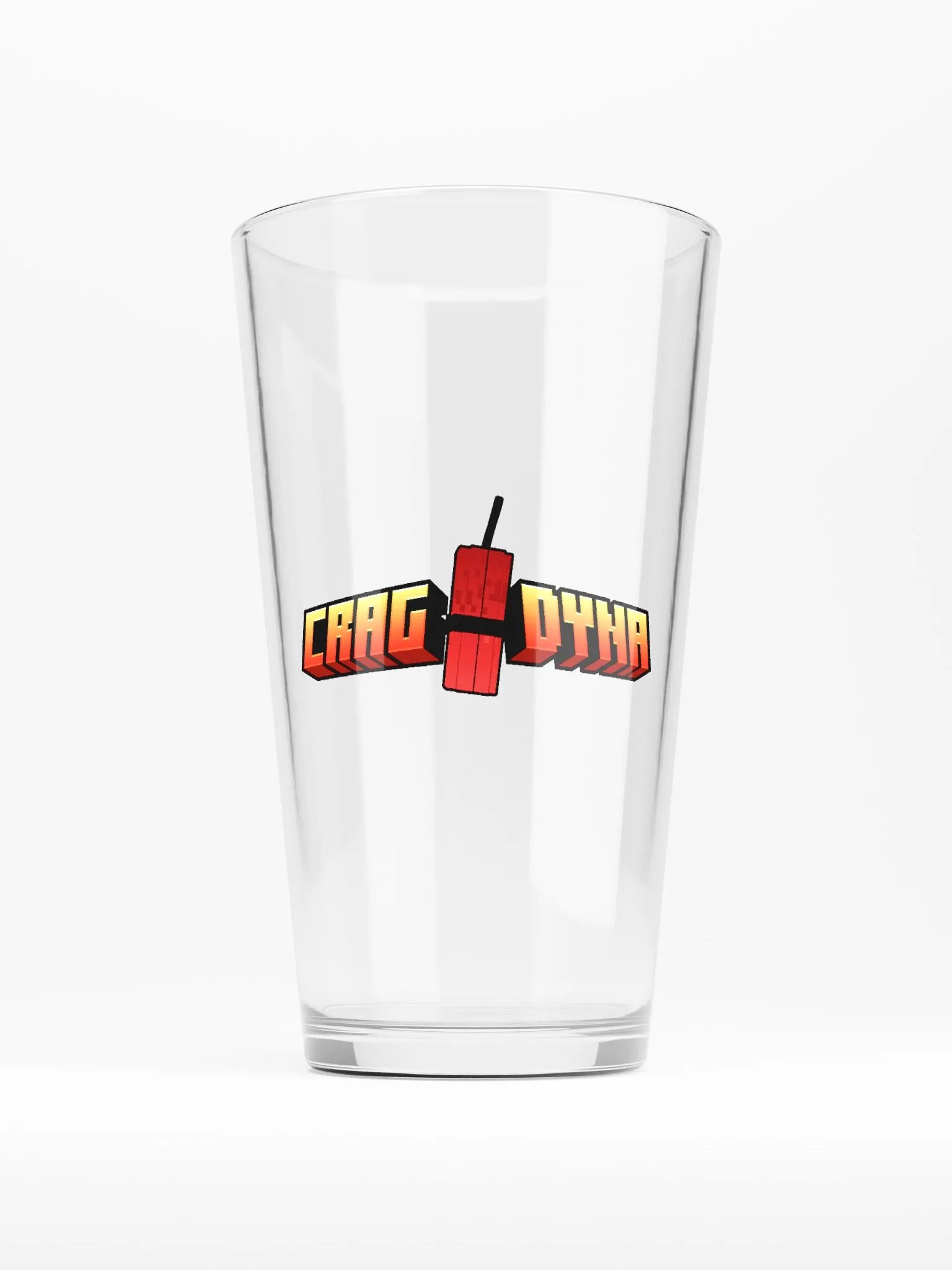 Copy of CragDyna's Face: Glass Cup product image (1)