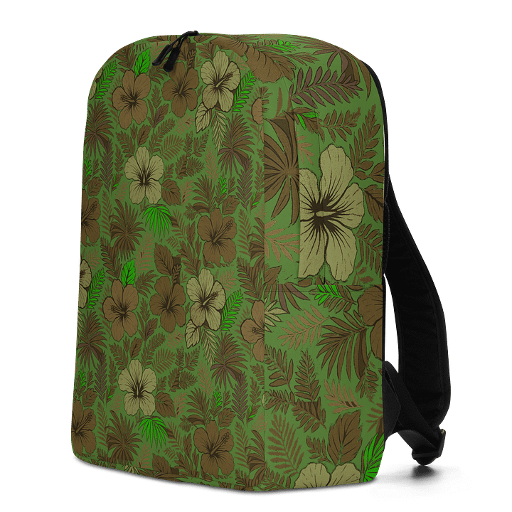 Minimalist Backpack (Hawaiian type 1 Pattern) product image (2)