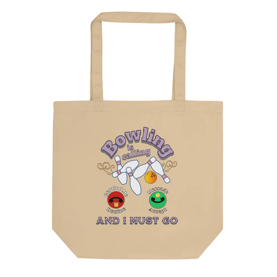 Bowling Is Calling Bonanza Eco Tote product image (1)