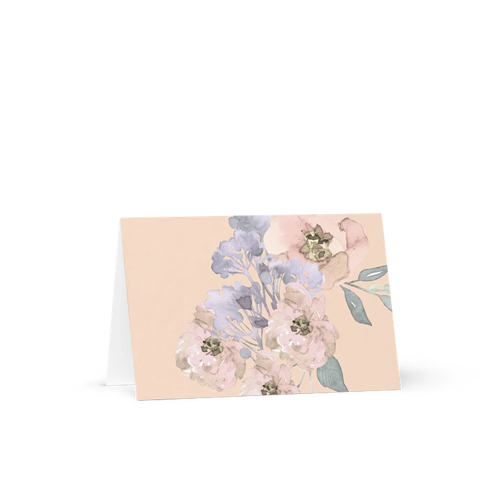Pastel Floral Bliss Greeting Card product image (1)