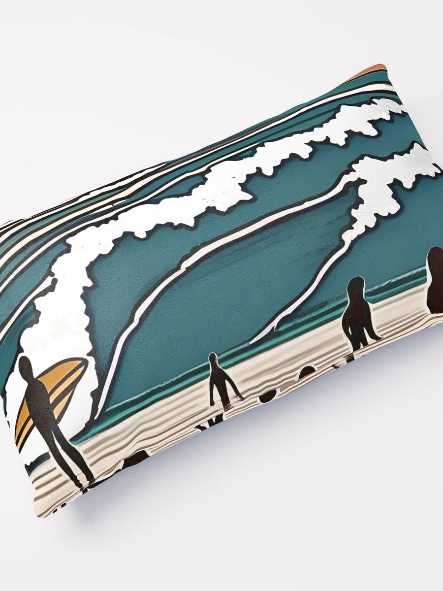 "Tenacity" Sunset Surfers All-Over Print Pillow product image (4)