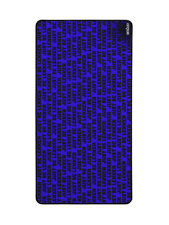 Smithology - "Just Be Lekker" Blue/Black Gaming Mousepad product image (2)