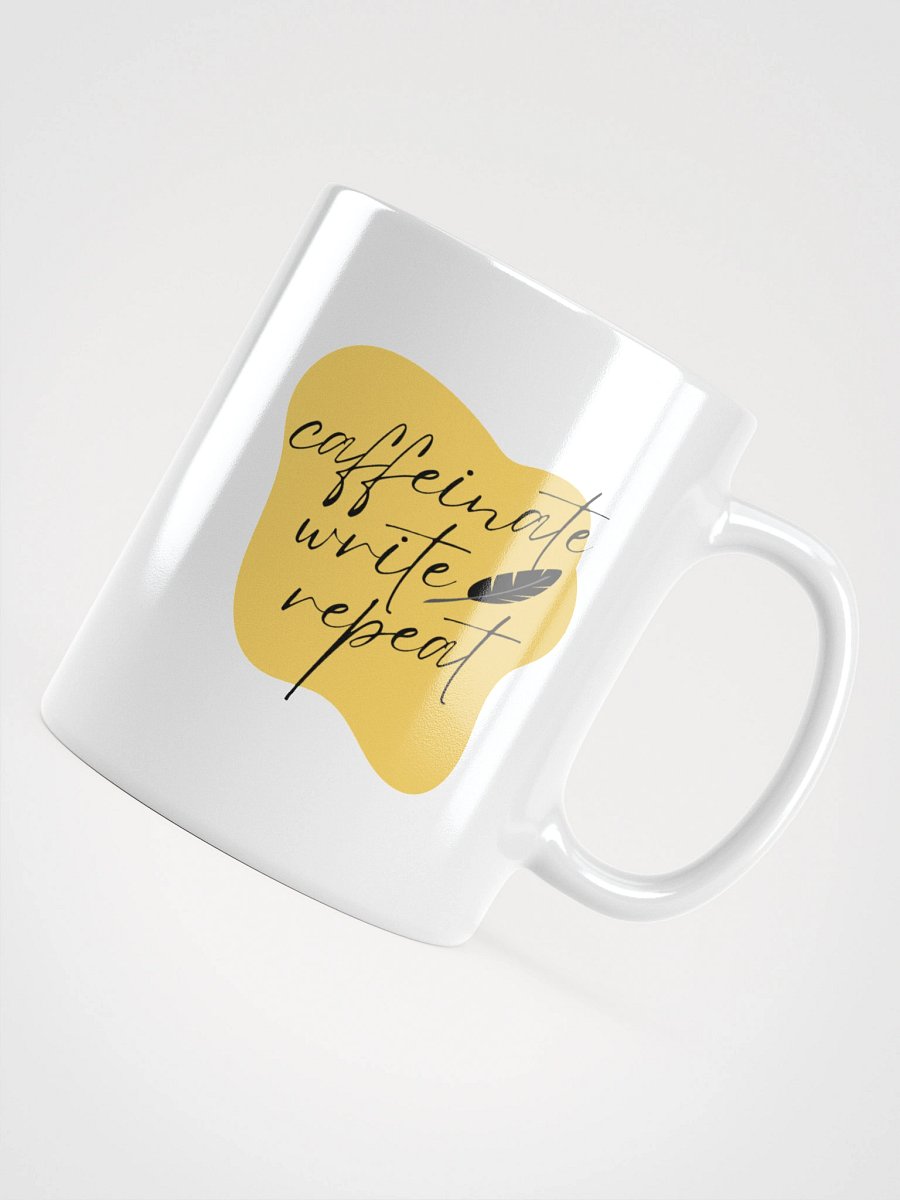 Caffeinate, Write, Repeat Mug product image (4)