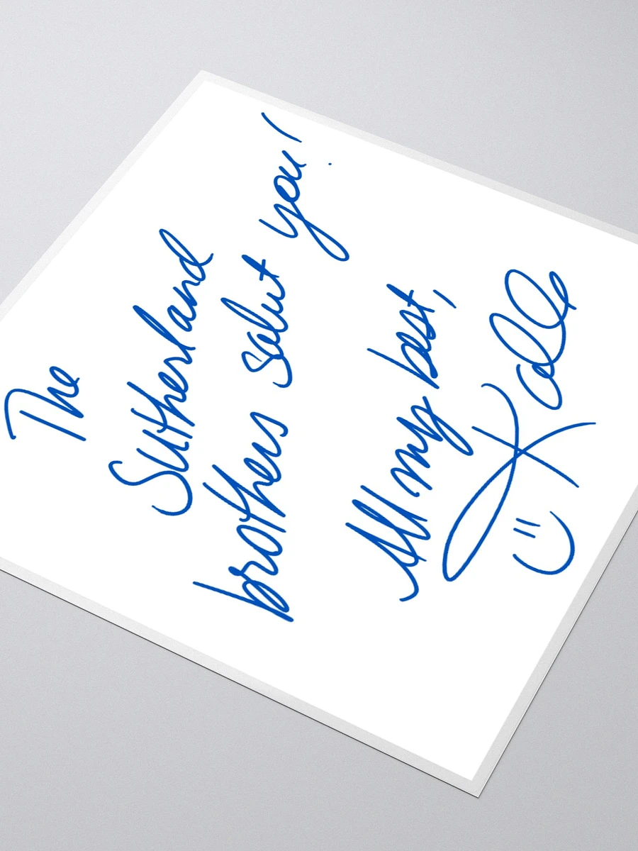Digitally Signed Sutherland Bookplate Sticker product image (3)