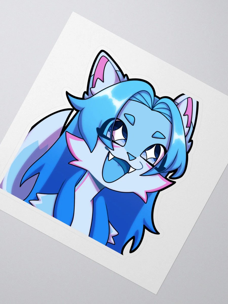 Wolfy Excited Sticker product image (2)