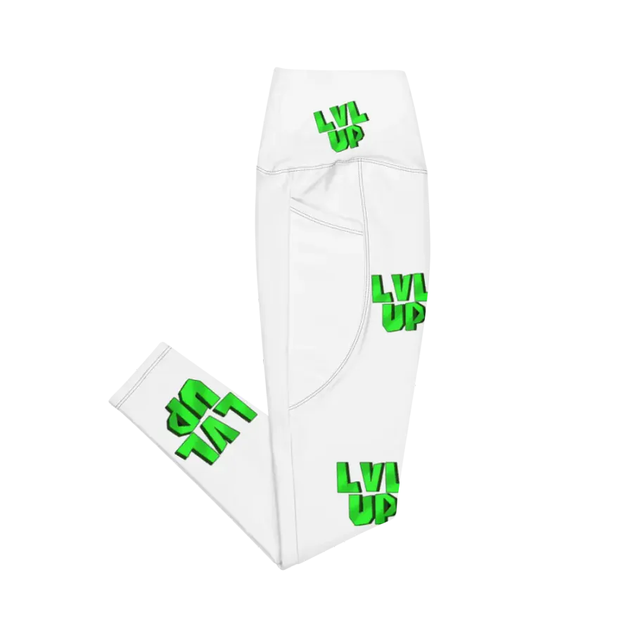 LVL UP White Yoga Pants product image (10)
