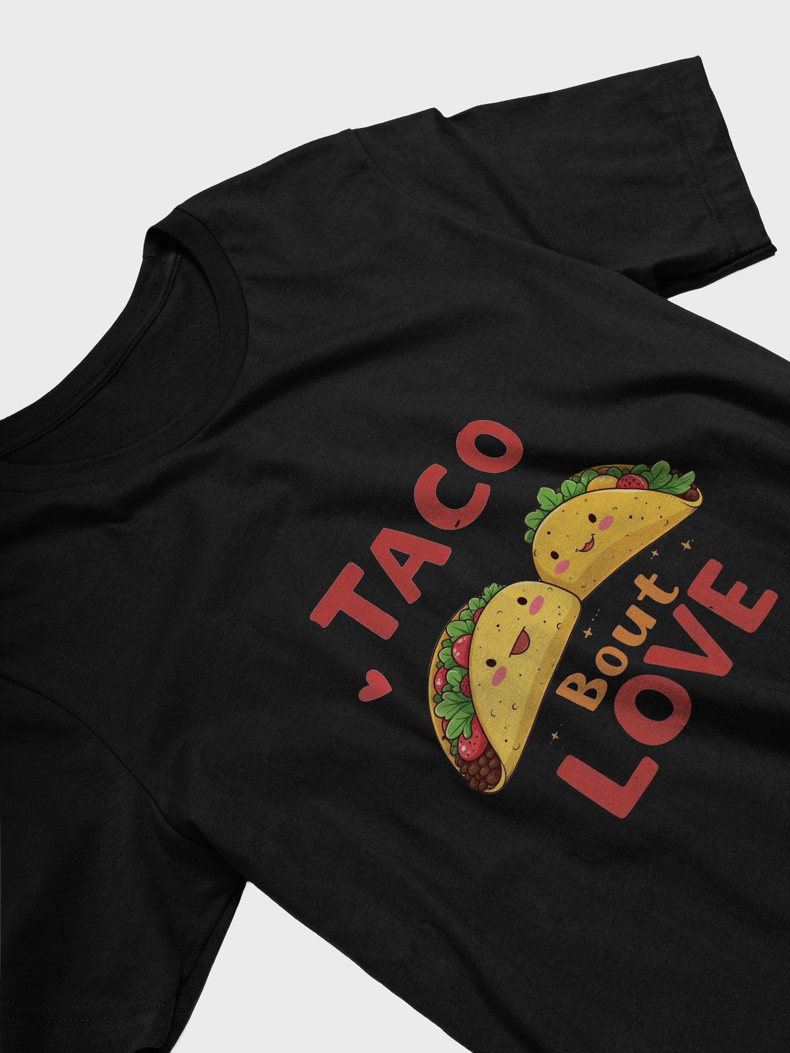 Taco 'bout Love Cartoon T-Shirt product image (30)