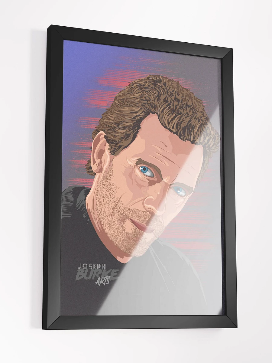 Dr. Gregory House M.D. Hand Drawn Vector Framed Art product image (3)