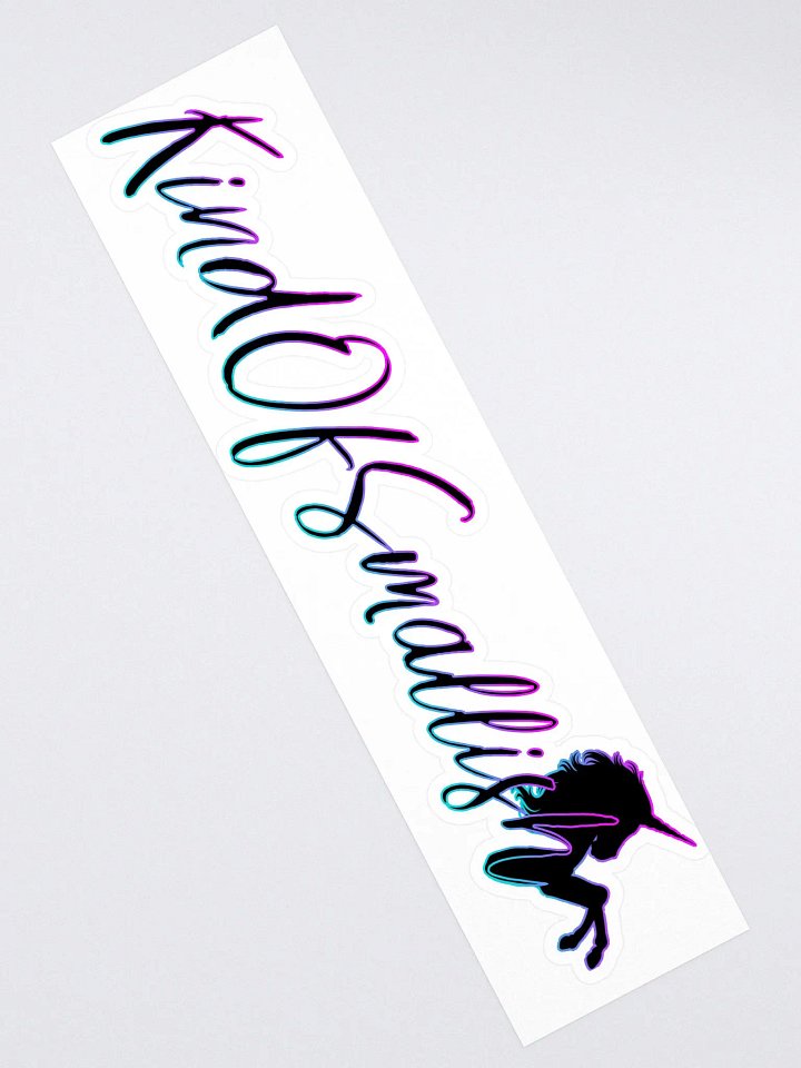 KindOfSmallish Logo Kiss Cut Stickers product image (2)
