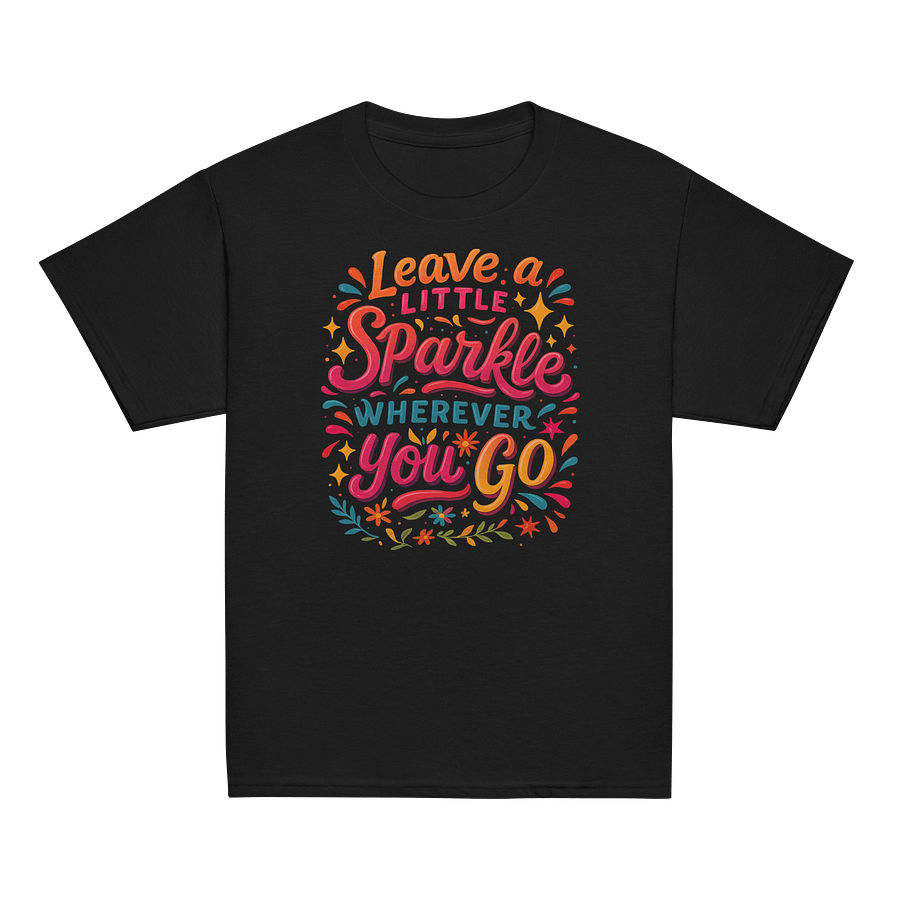 Leave a Little Sparkle – Kids’ Rainbow Positivity Tee product image (7)