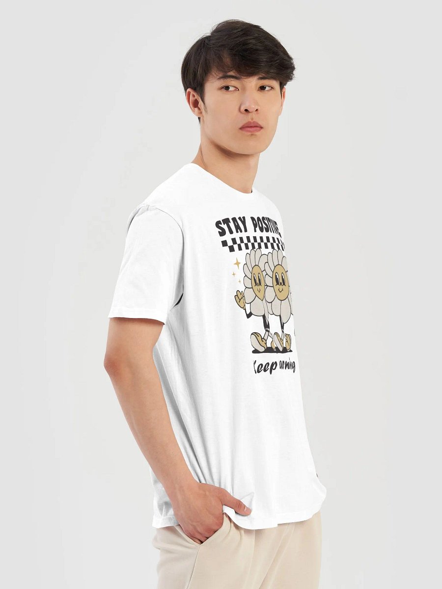 Stay Positive Keep Learning Vintage Flower Teacher T-Shirt product image (9)