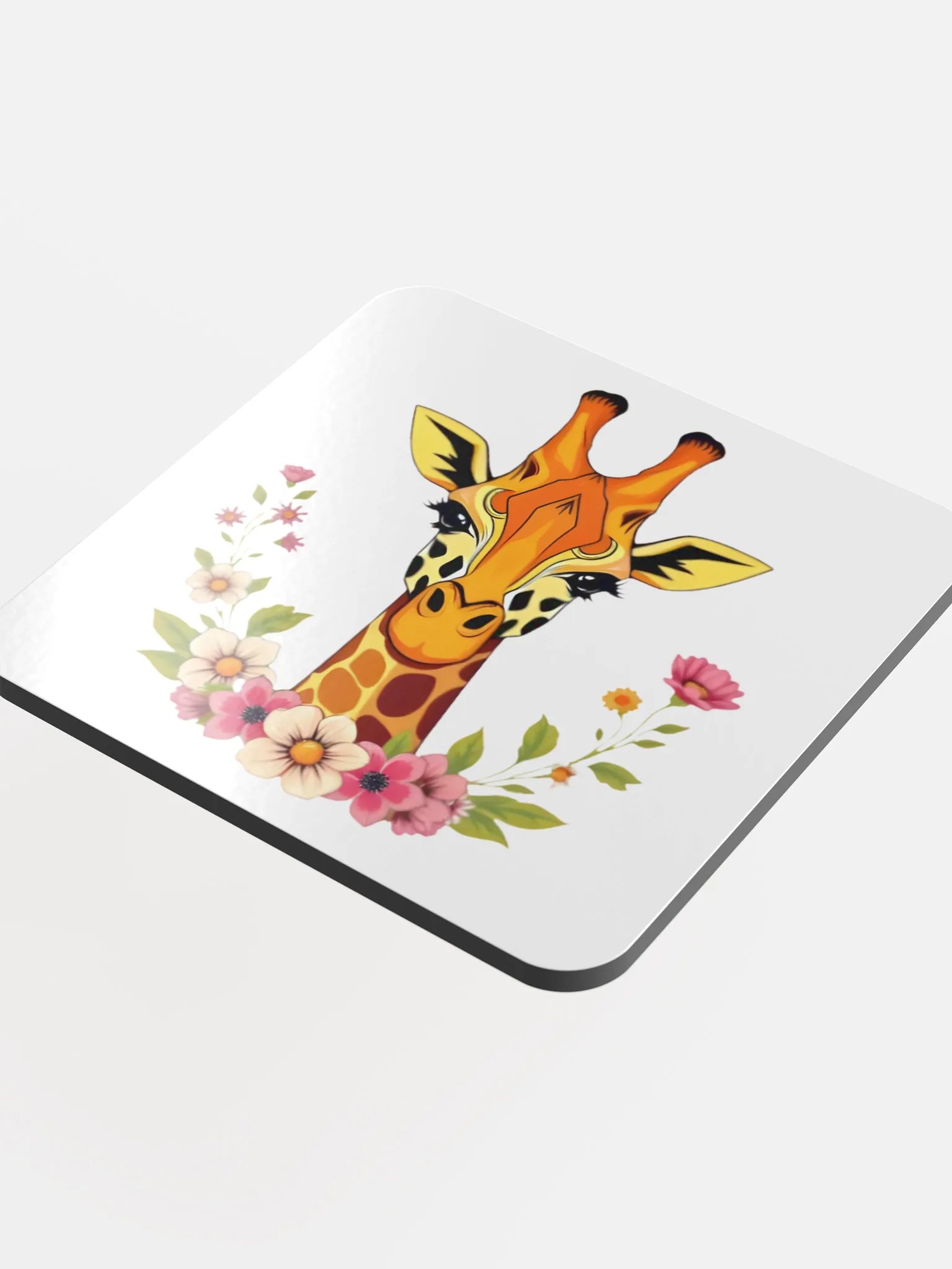 Floral Giraffe Cork Coaster product image (4)