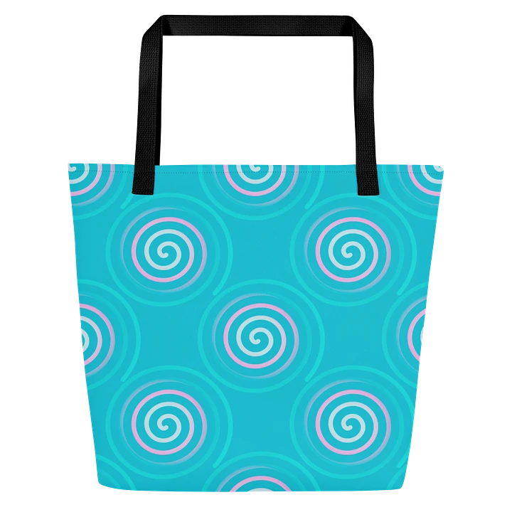 Beautiful Minimalist Ocean Swirl Pattern All Over Print Tote product image (1)