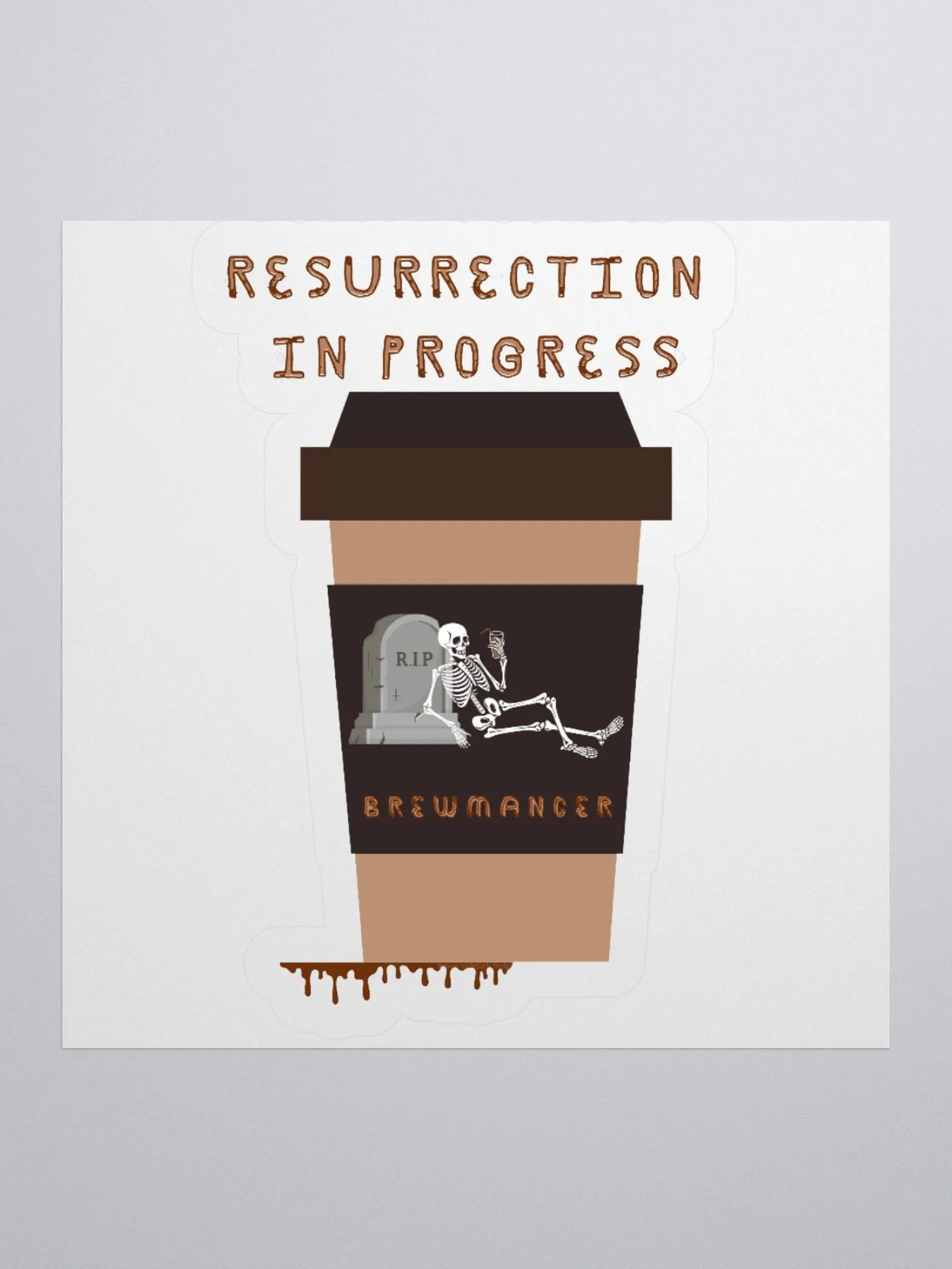 Resurrection in Progress (RIP) Sticker product image (2)