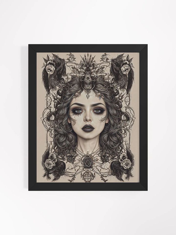 Gothic Femme Fatale Framed Print product image (1)