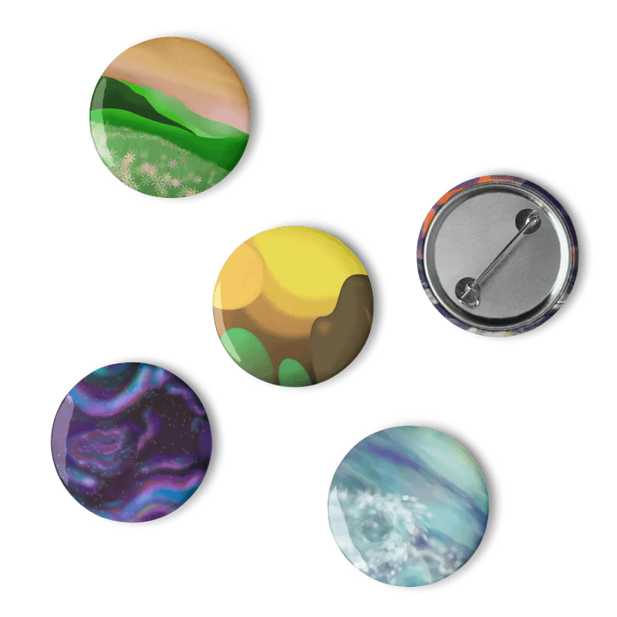 Landscape Illustration Pin Set product image (4)