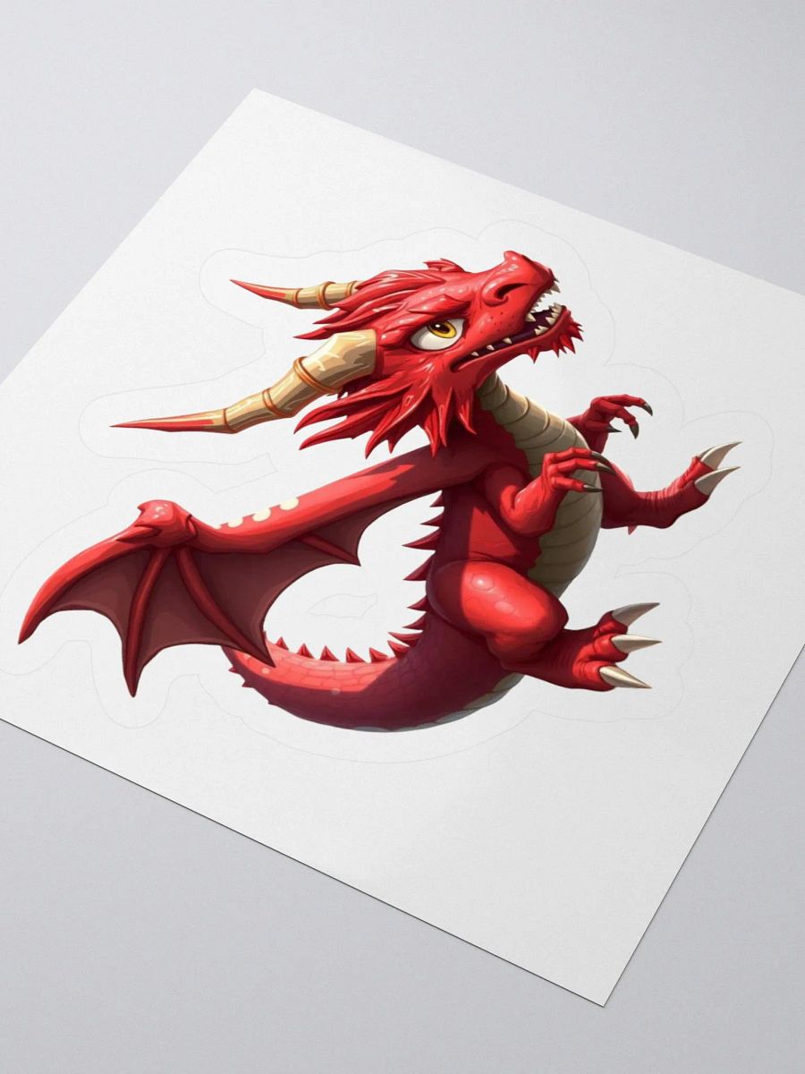 Fierce Dragon Kiss Cut Stickers product image (11)